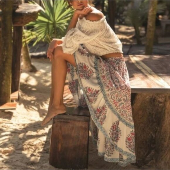 NWT Miss June Paris Ruffle Skirt Crop Top 2 Piece Set - Picture 11 of 12